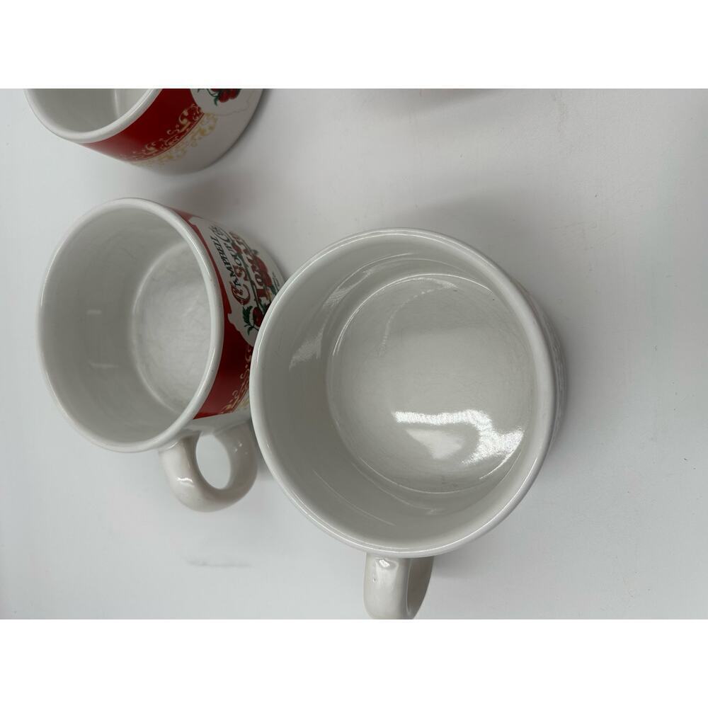 VTG Set of 4 Campbell Soup Tomato Cups circa 2000 - Picture 2 of 3